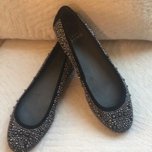 STUART WEITZMAN STUDDED FLATS
